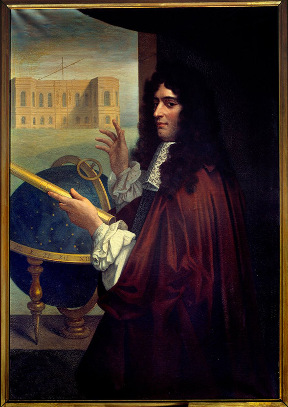 Portrait de l’astronome devant l’Observatoire